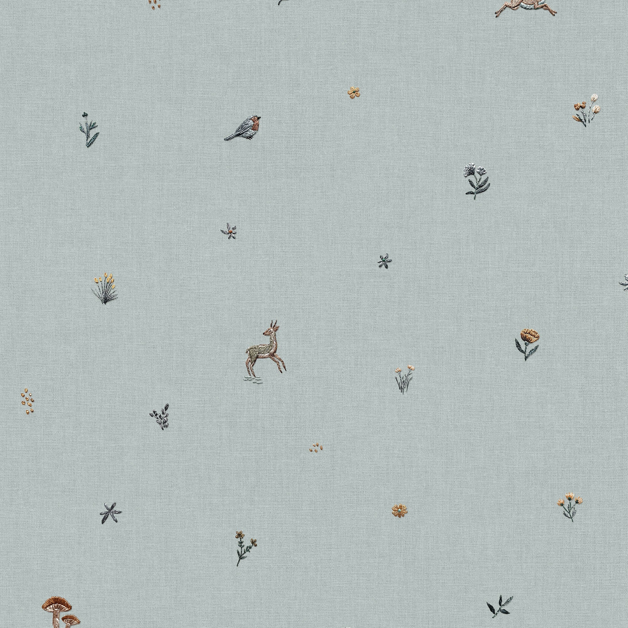 Bambis Indigo BB Kids Wallpaper by Coordonné