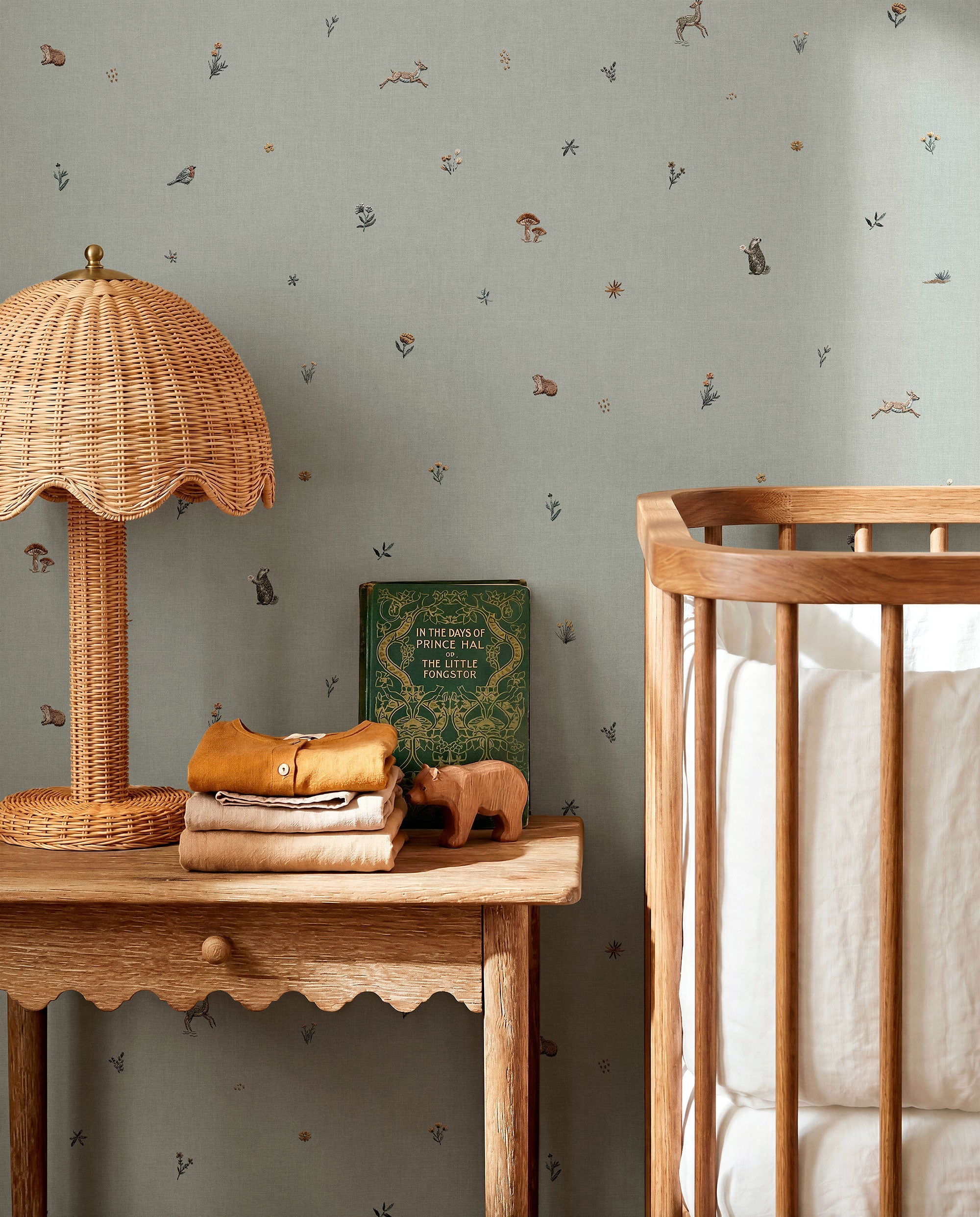 Bambis Indigo BB Kids Wallpaper by Coordonné