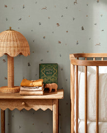 Bambis Indigo BB Kids Wallpaper by Coordonné