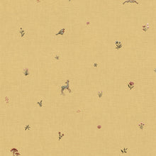 Bambis Mustard BB Kids Wallpaper by Coordonné