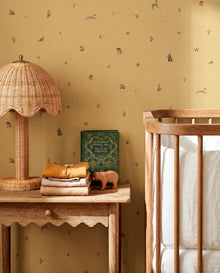 Bambis Mustard BB Kids Wallpaper by Coordonné