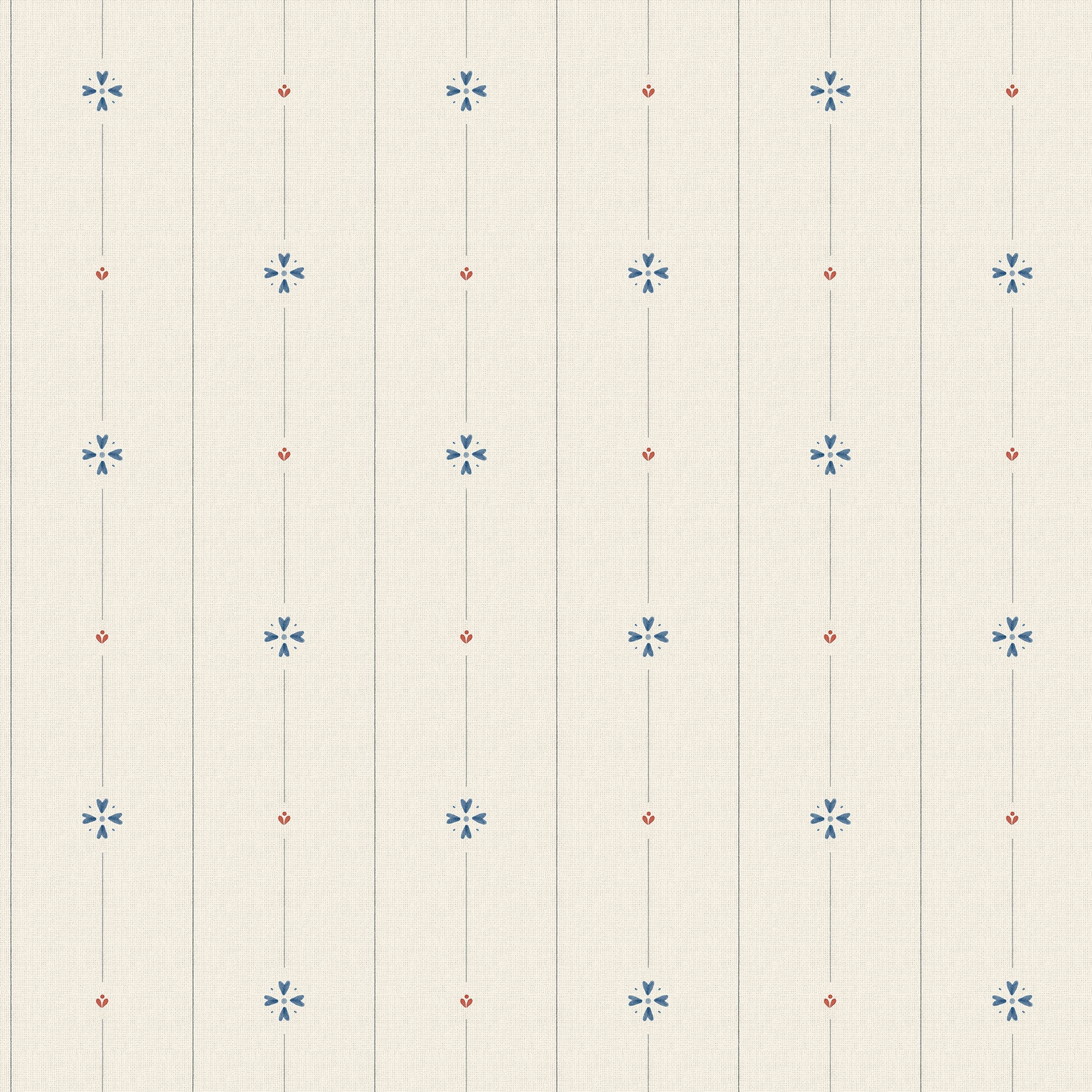 Blouse Indigo BB Kids Wallpaper by Coordonné