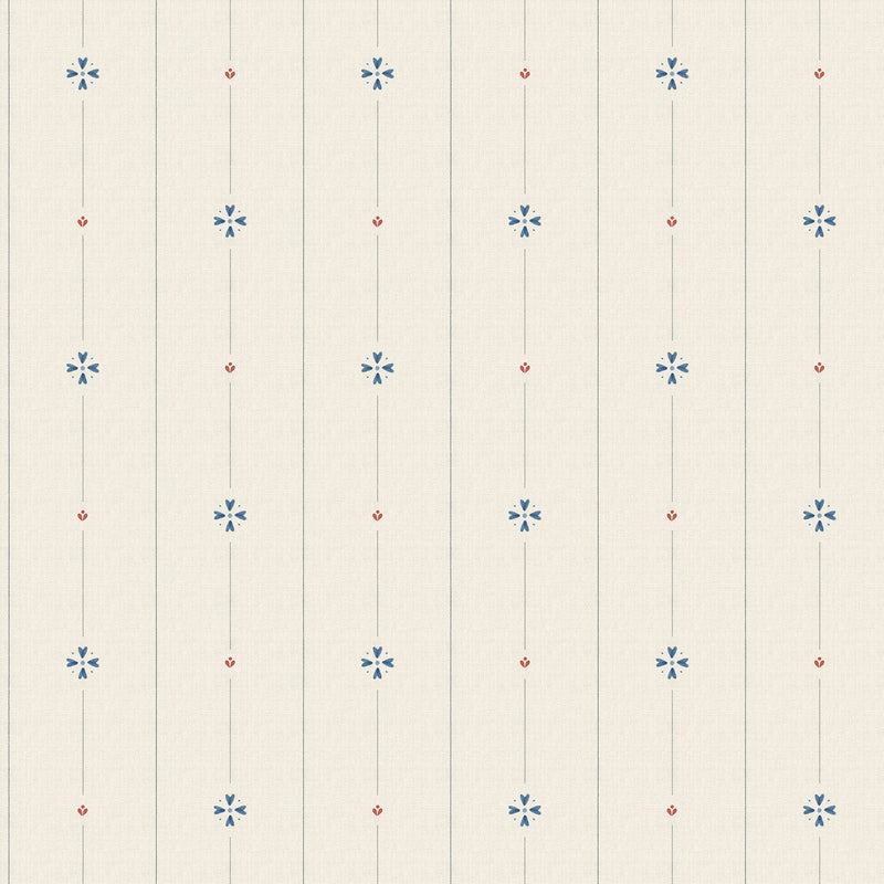 Blouse Indigo BB Kids Wallpaper by Coordonné
