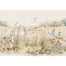 Bunnies Natural BB Kids Mural by Coordonné (400x280cm)
