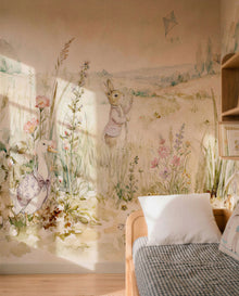 Bunnies Natural BB Kids Mural by Coordonné (400x280cm)