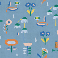 Lush Indigo BB Kids Wallpaper by Coordonné
