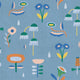 Lush Indigo BB Kids Wallpaper by Coordonné