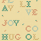 Wordplay Buttercream BB Kids Wallpaper by Coordonné