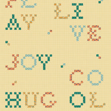 Wordplay Buttercream BB Kids Wallpaper by Coordonné