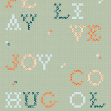 Wordplay Mint BB Kids Wallpaper by Coordonné