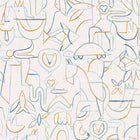 Animalia Indigo BB Kids Wallpaper by Coordonné