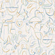 Animalia Indigo BB Kids Wallpaper by Coordonné