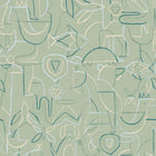Animalia Emerald BB Kids Wallpaper by Coordonné