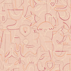 Animalia Peach BB Kids Wallpaper by Coordonné