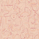 Animalia Peach BB Kids Wallpaper by Coordonné