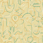 Animalia Buttercream BB Kids Wallpaper by Coordonné