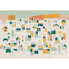 Hometown Lilac BB Kids Mural by Coordonné (400x280cm)