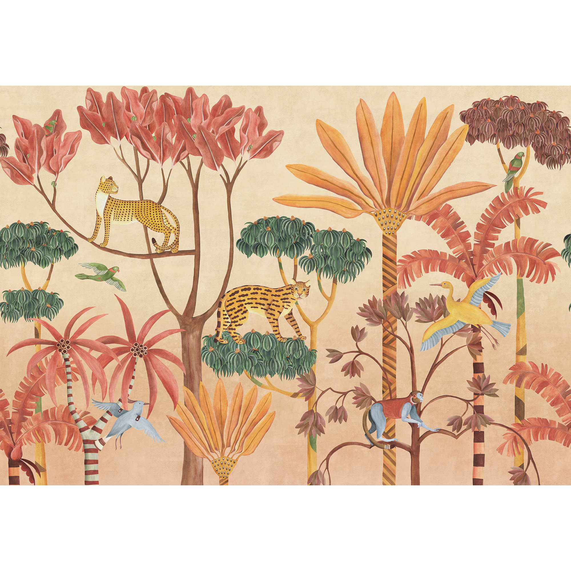 WildWood Peach BB Kids Mural by Coordonné (400x280cm)