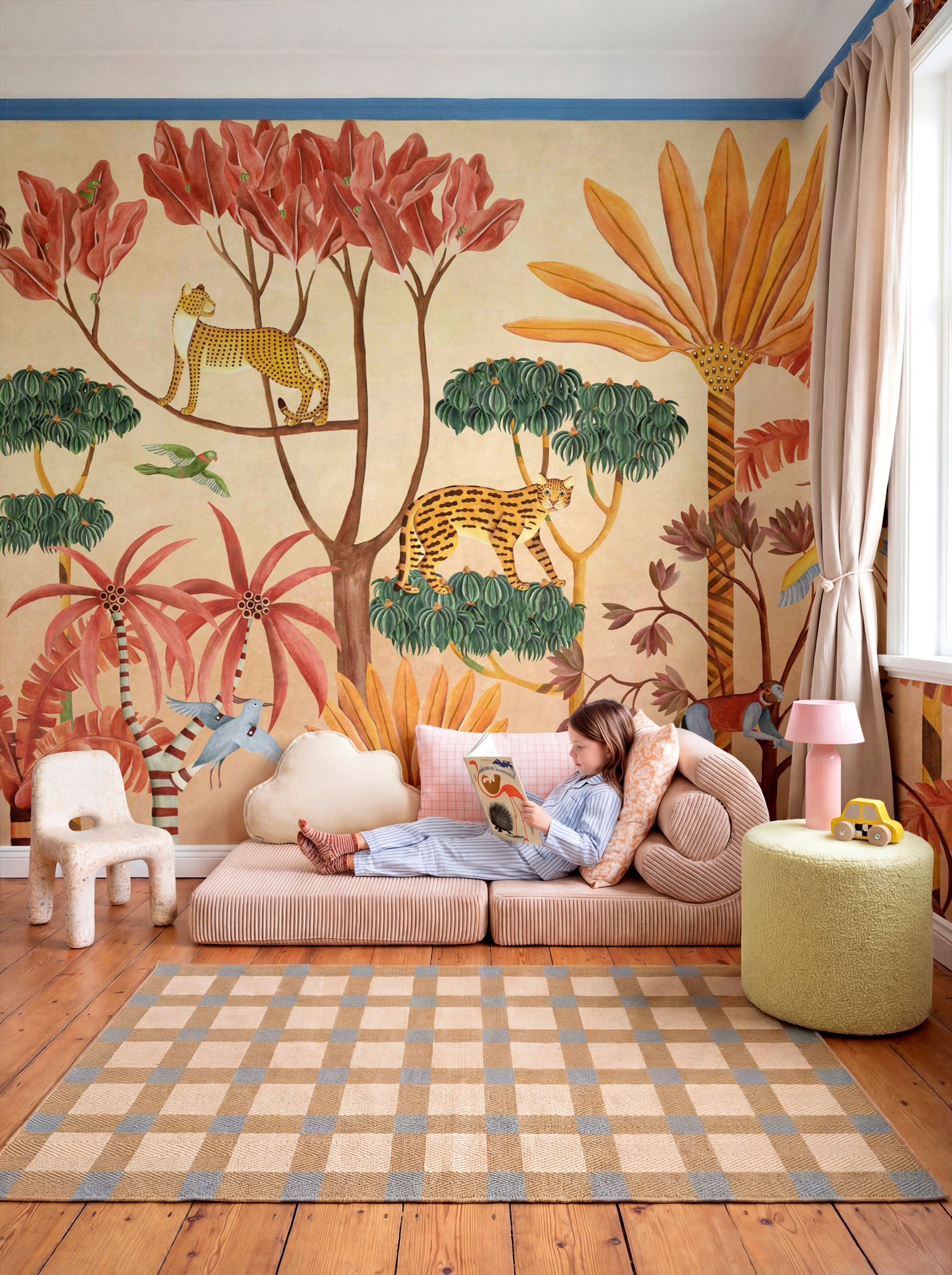 WildWood Peach BB Kids Mural by Coordonné (400x280cm)