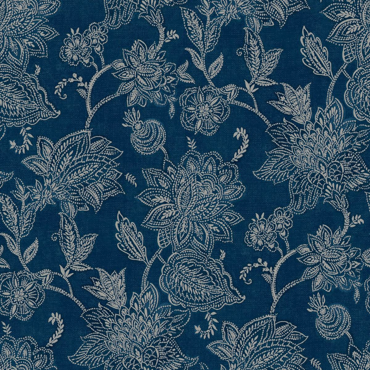 Kashmir Indigo Kala Wallpaper by Coordonné