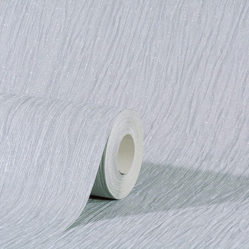 9001 Crystal Plain Silver Wallpaper By Debona
