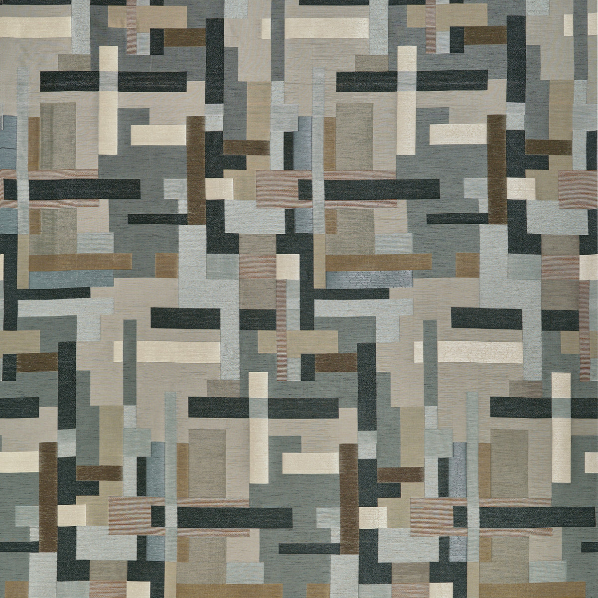 Pavia Place Urban Thomas Lavin Fabric by Coraggio — flat