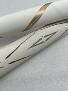 DA3578N Gypsy Weave Frost Carol Benson Cobb Wallpaper by York Wallcoverings