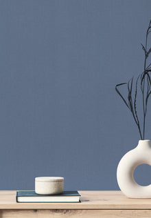 DA3580N Gypsy Weave Indigo Carol Benson Cobb Wallpaper by York Wallcoverings