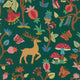 Forest of Dean Arboretum Midnight and Multi Wallpaper by Sanderson