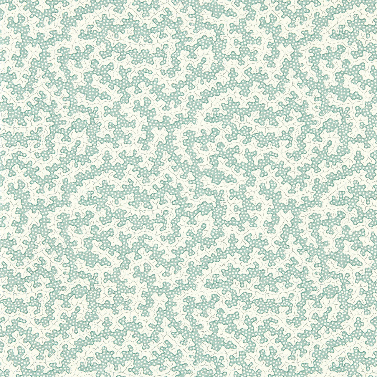 217241 Truffle Arboretum Blue Clay Wallpaper by Sanderson