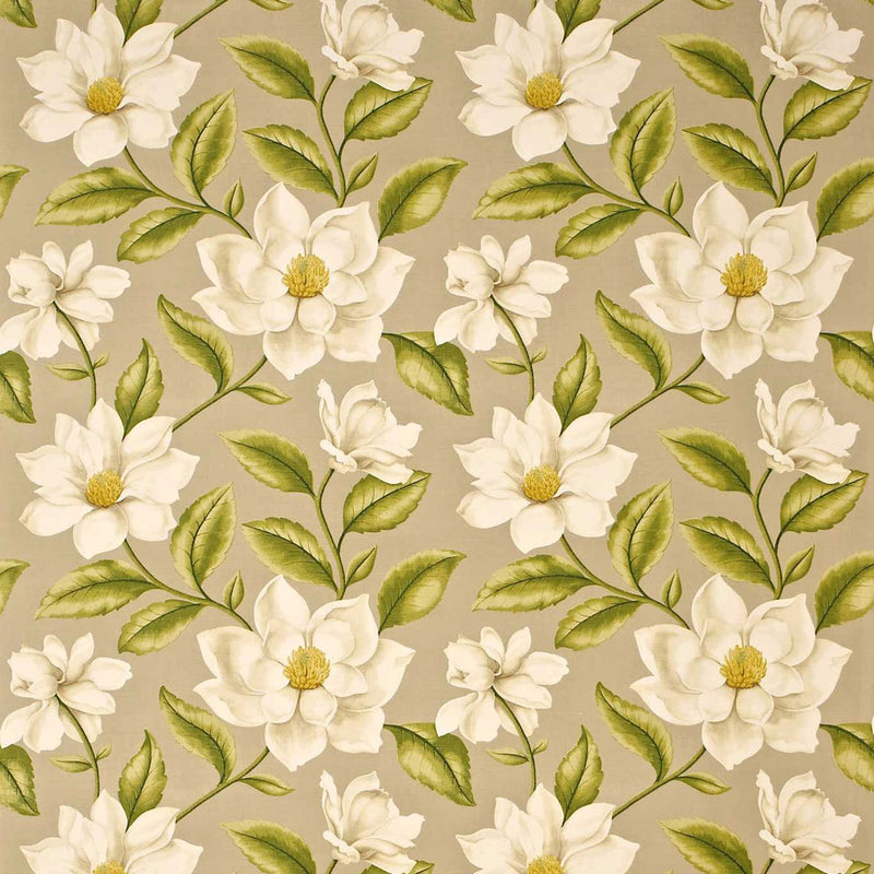 DAPGGR204 Grandiflora One Sixty Linen/Olive Fabric by Sanderson