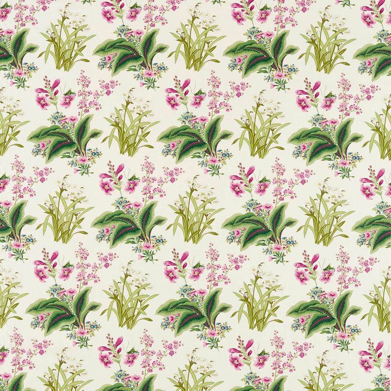 227062 Enys Garden Arboretum Rose Leaf Fabric by Sanderson