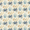 Enys Garden Arboretum Indigo and Primrose Fabric by Sanderson