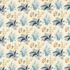 227063 Enys Garden Arboretum Indigo and Primrose Fabric by Sanderson