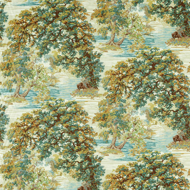 227071 Ancient Canopy Arboretum Moss Fabric by Sanderson