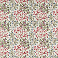 Foraging Embroidery Arboretum Meadow Violet Fabric by Sanderson