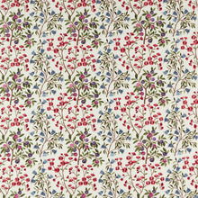 237315 Foraging Embroidery Arboretum Meadow Violet Fabric by Sanderson