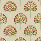 237317 Wild Tulip Arboretum Amber and Cream Fabric by Sanderson