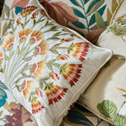 237317 Wild Tulip Arboretum Amber and Cream Fabric by Sanderson