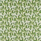 237321 Oaknut Stripe Arboretum Botanical Green Fabric by Sanderson
