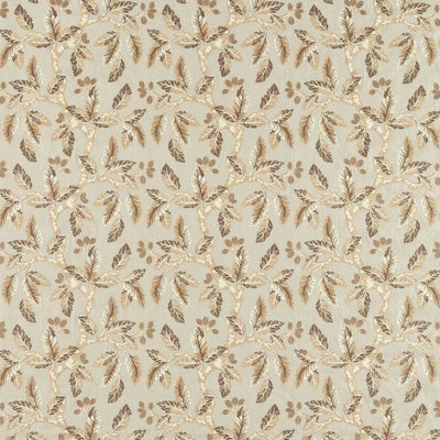 Oaknut Stripe Arboretum Flax Multi Fabric by Sanderson