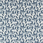 237323 Oaknut Stripe Arboretum Indigo Multi Fabric by Sanderson