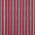 Valley Stripe Arboretum Mulberry and Blue Fabric by Sanderson