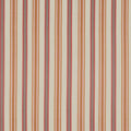 Valley Stripe Arboretum Rowan Berry and Cream Fabric by Sanderson