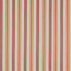 237329 Valley Stripe Arboretum Rowan Berry and Cream Fabric by Sanderson