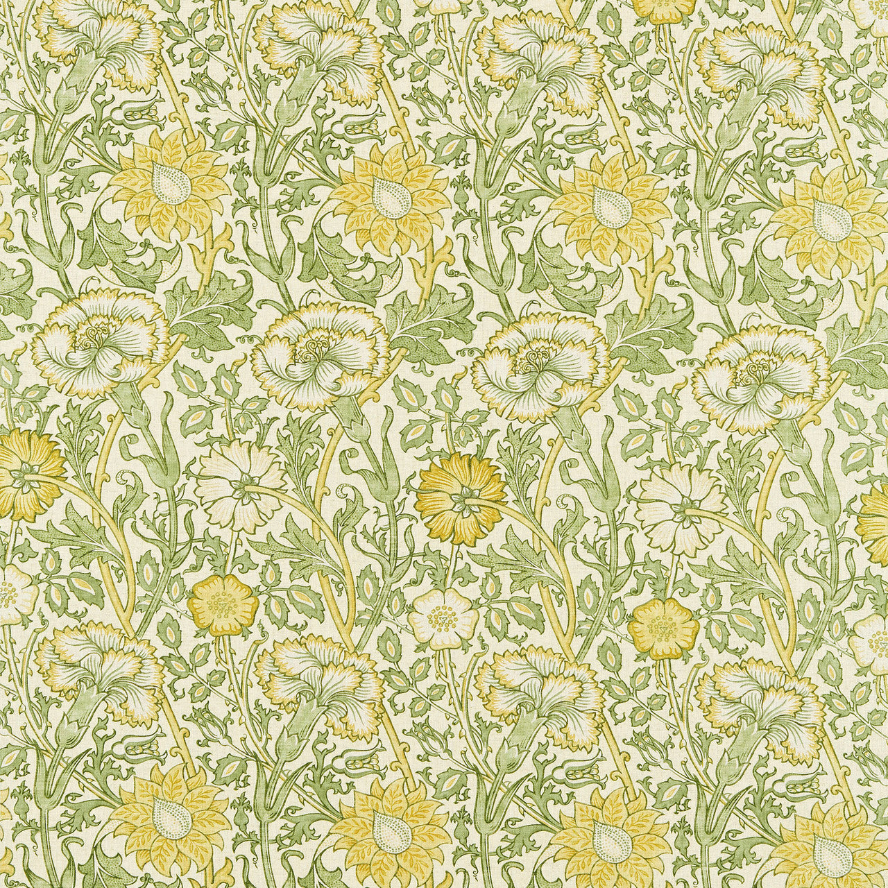 222530 Pink & Rose Morris & Friends Cowslip and Fennel Fabric by Morris & Co