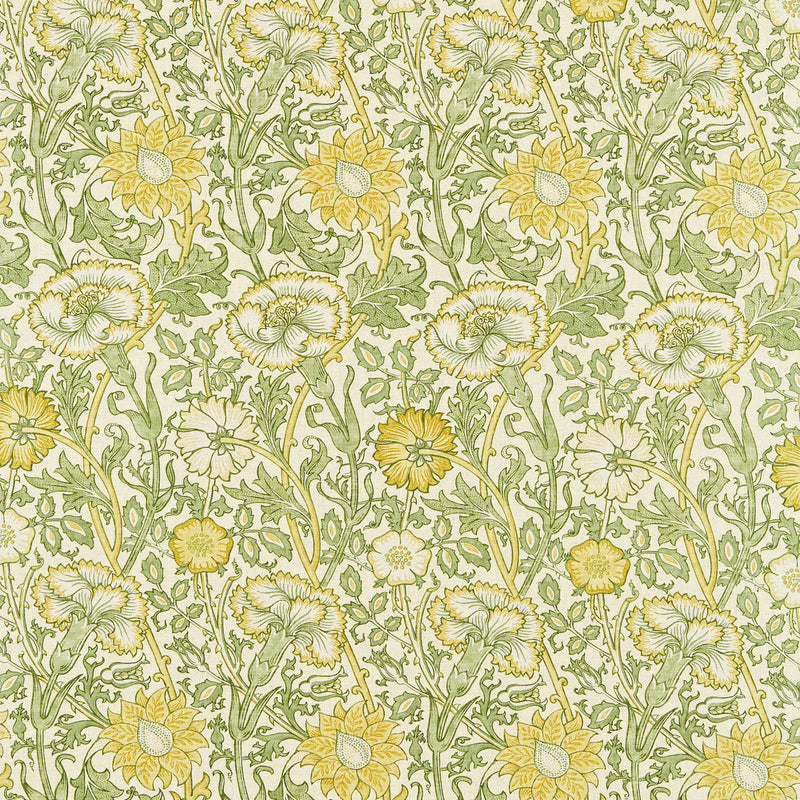 222530 Pink & Rose Morris & Friends Cowslip and Fennel Fabric by Morris & Co