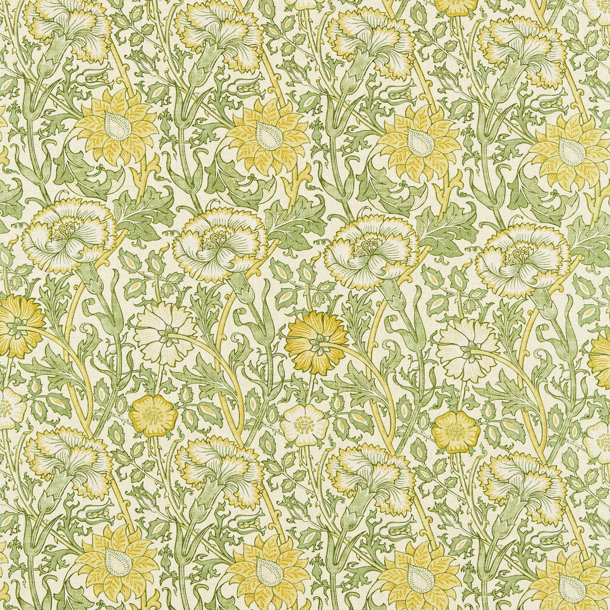 Pink & Rose Archive II Prints Cowslip/Fennel Fabric by Morris & Co