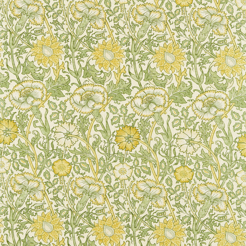 Pink & Rose Archive II Prints Cowslip/Fennel Fabric by Morris & Co