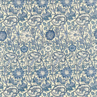 Pink & Rose Archive II Prints Vellum/Indigo Fabric by Morris & Co
